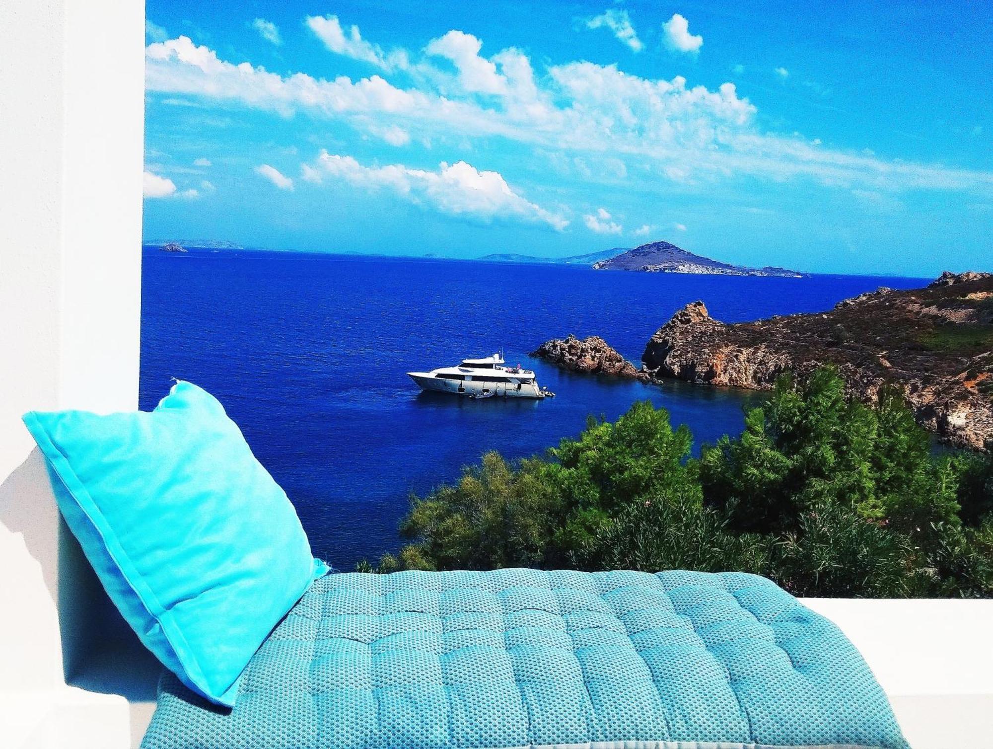 Patmos Garden Sea Daire Grikos Bay  Dış mekan fotoğraf