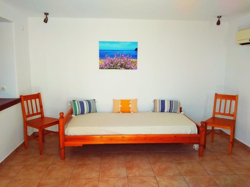 Patmos Garden Sea Daire Grikos Bay  Oda fotoğraf